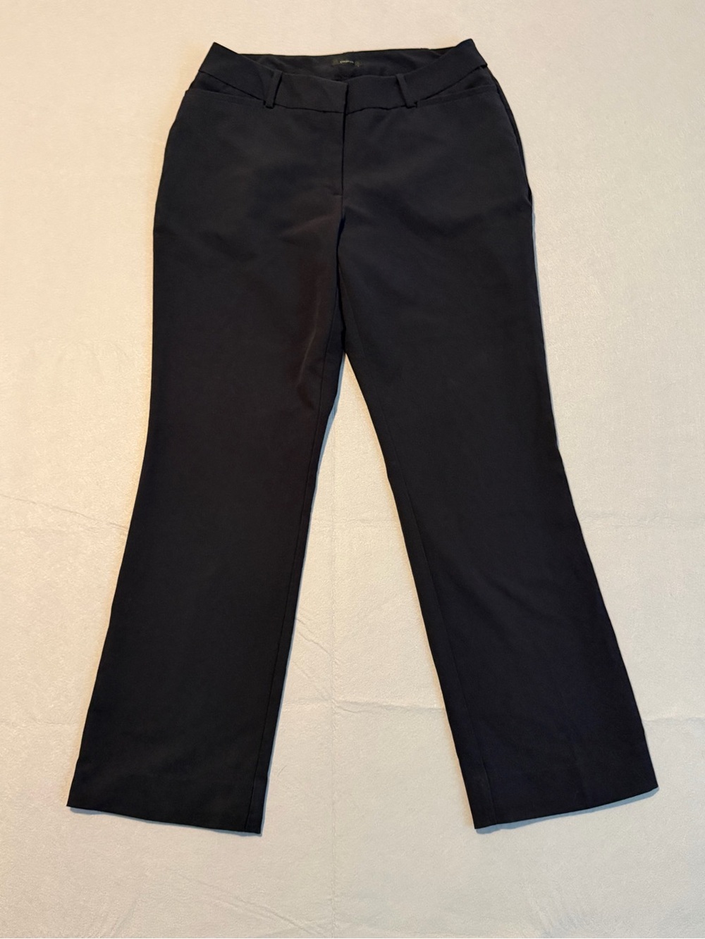 Worthington Dress Pants Womens Size 6 Navy Blue Bootcut Curvy Fit Career Office